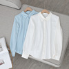 new pattern Long sleeve shirt design jacket chic Chiffon white shirt Long sleeve Occupation work clothes