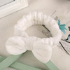 Non-slip headband for face washing, hair accessory with bow, internet celebrity, simple and elegant design, South Korea