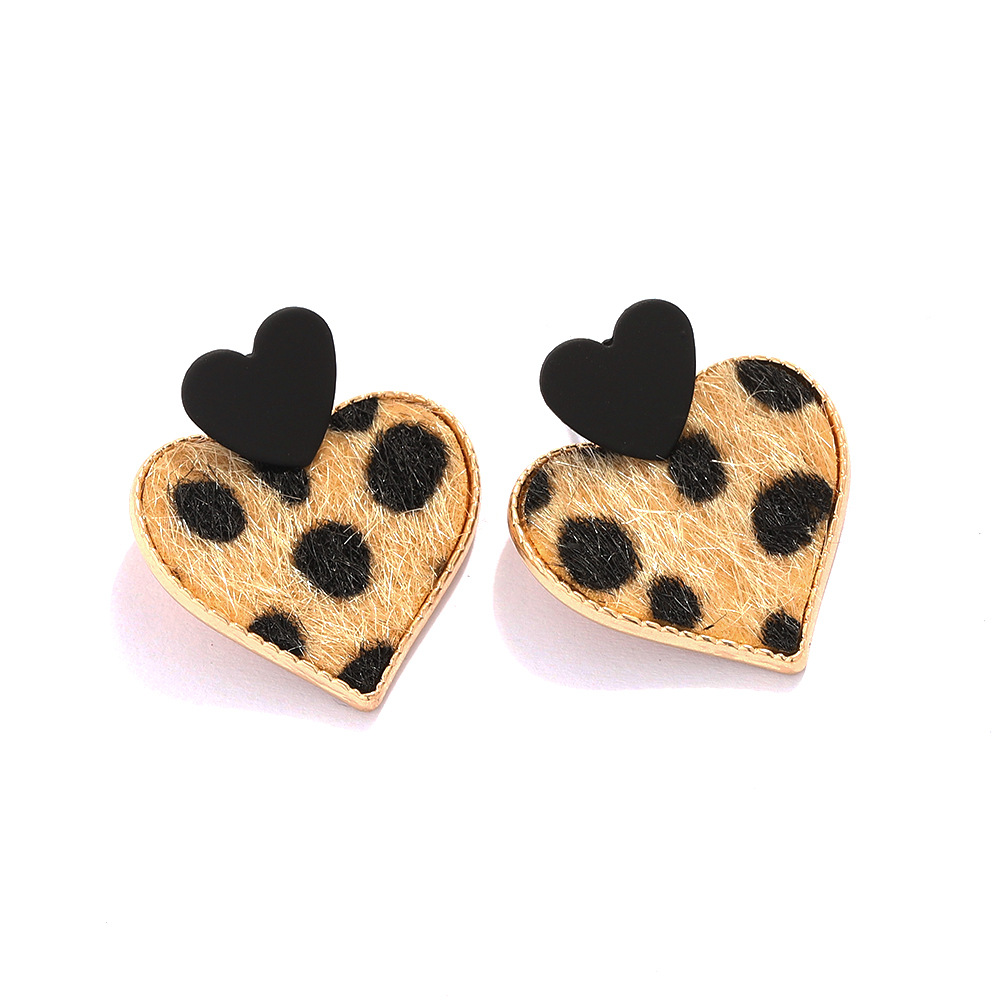 Retro Leopard Earrings display picture 7