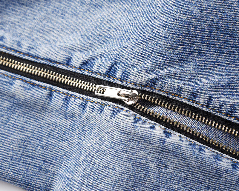 Men's Ripped Jeans Distressed Washed Deconstructed Denim Trousers_voghion.com