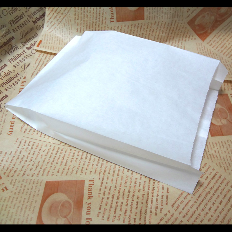 一次性食品淋膜防油纸袋定做薯条炸鸡小吃袋鸡排包装打包纸袋定制