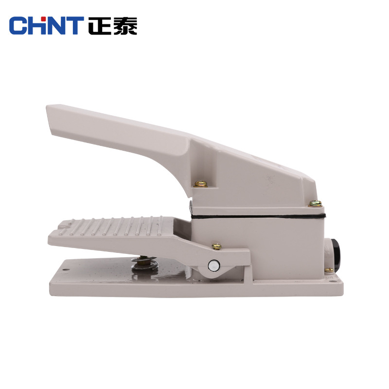 CHNT正泰踏板脚踏开关YBLT-4带保护盖自复位一开一闭银点220V
