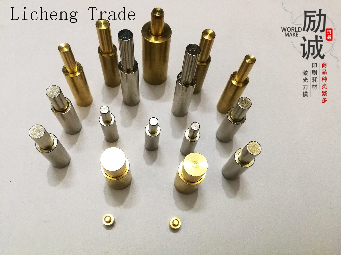 弹簧定位销 弹性销 鞋材皮革专用限位销 弹头直径4mm