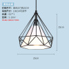 Scandinavian bar diamond creative ceiling lamp for living room, lights