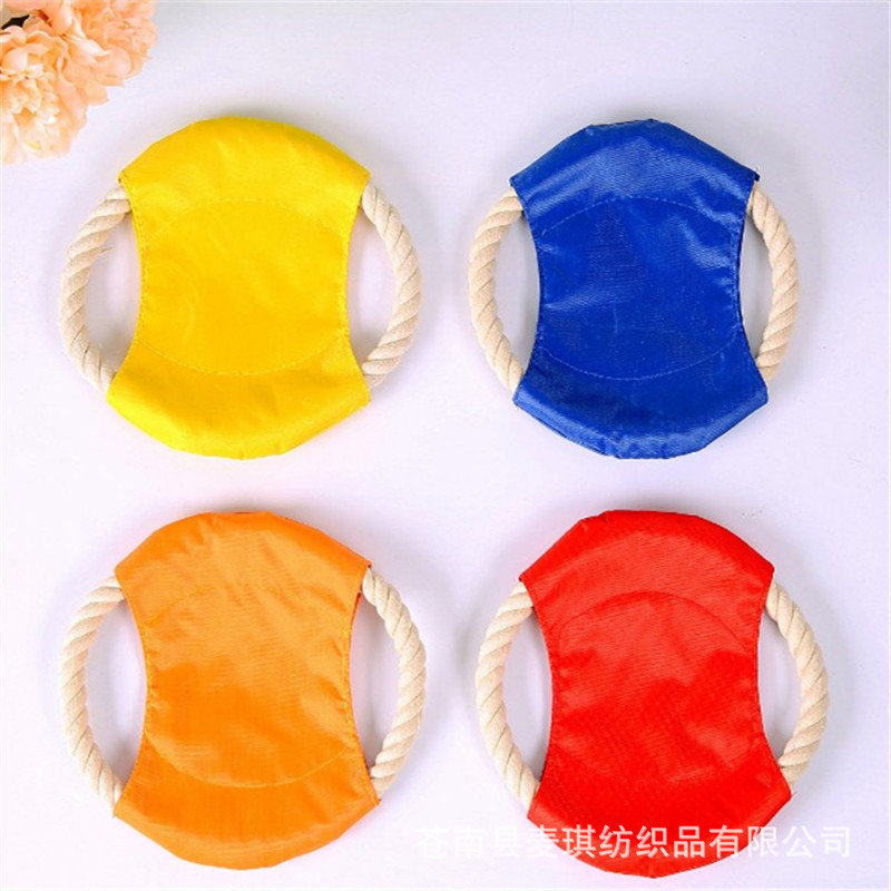 Korean Cotton Rope Frisbee Dog Toys display picture 8
