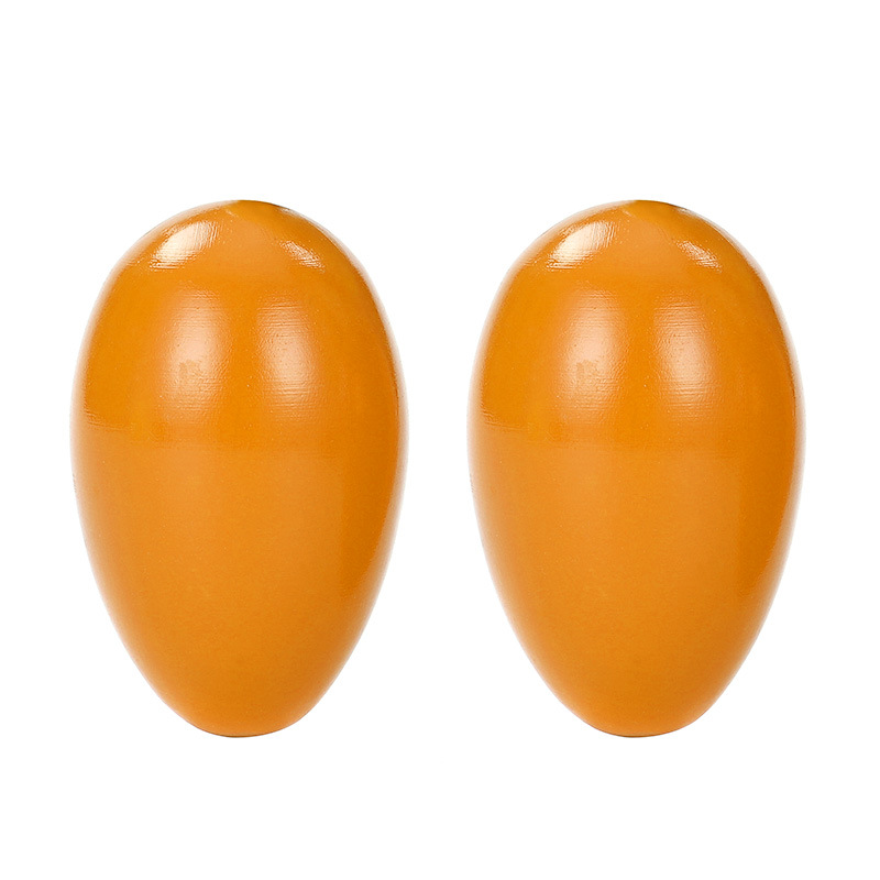 奥尔夫沙蛋 打击乐器木制彩色沙蛋 感统听觉训练 婴幼儿教具批发