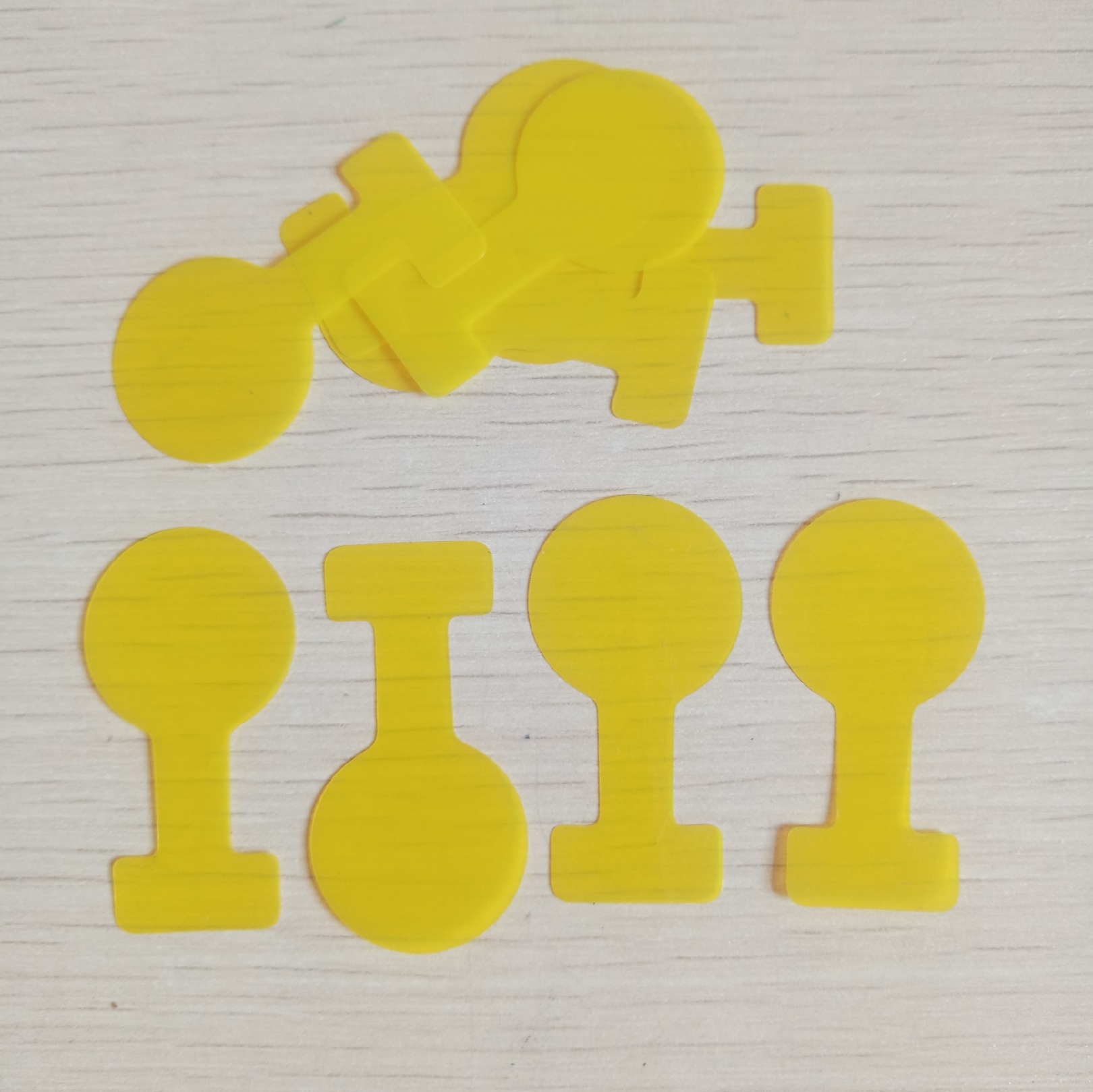 厂家直供黄色5号7号电池绝缘片 cr2032电池隔电片 透明麦拉片