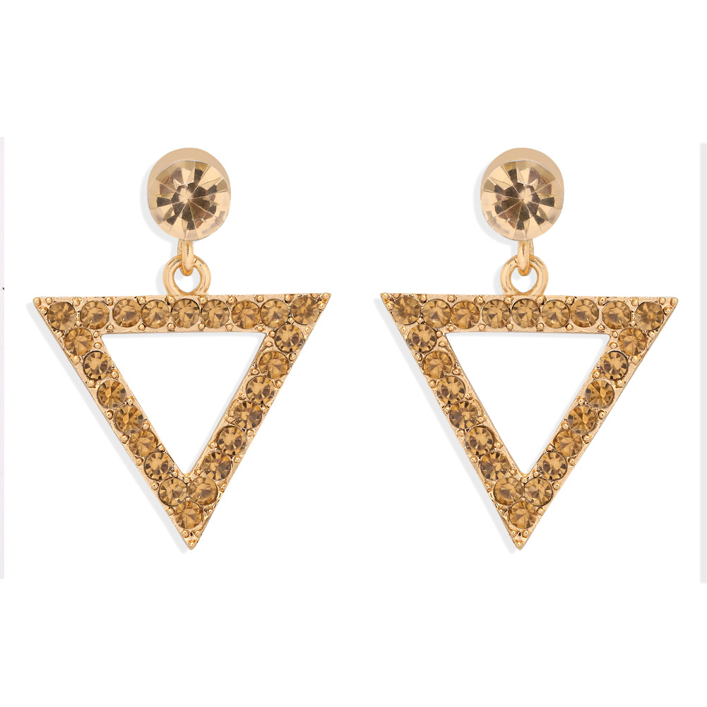 Korean Simple Long Hollow Alloy Earrings display picture 3