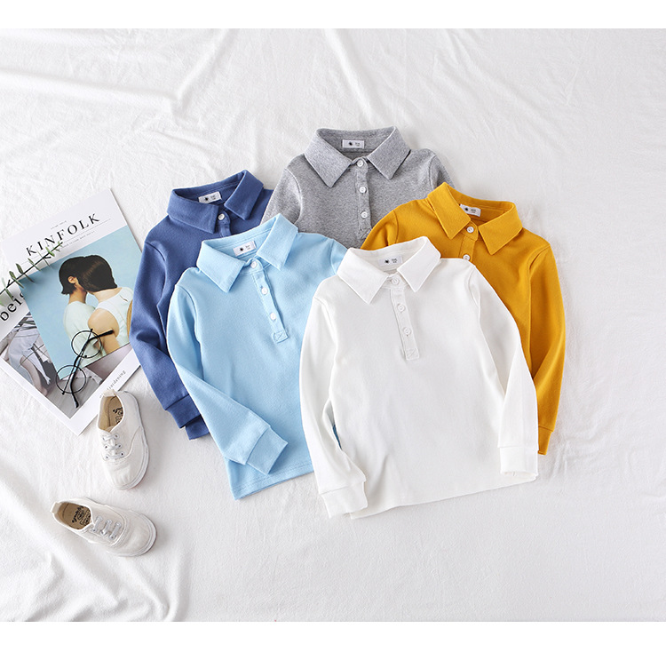 Fashion Solid Color Cotton T-shirts & Shirts display picture 2