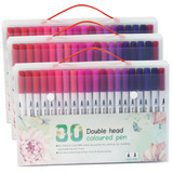 Двусторонний маркер, акварель, художественные мелки, лайнер, комплект, (Трансграничная торговля), Amazon