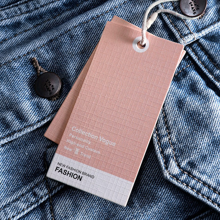 服装个性袋子吊牌现货定做服装店标签衣服商标logo纸小挂牌定制