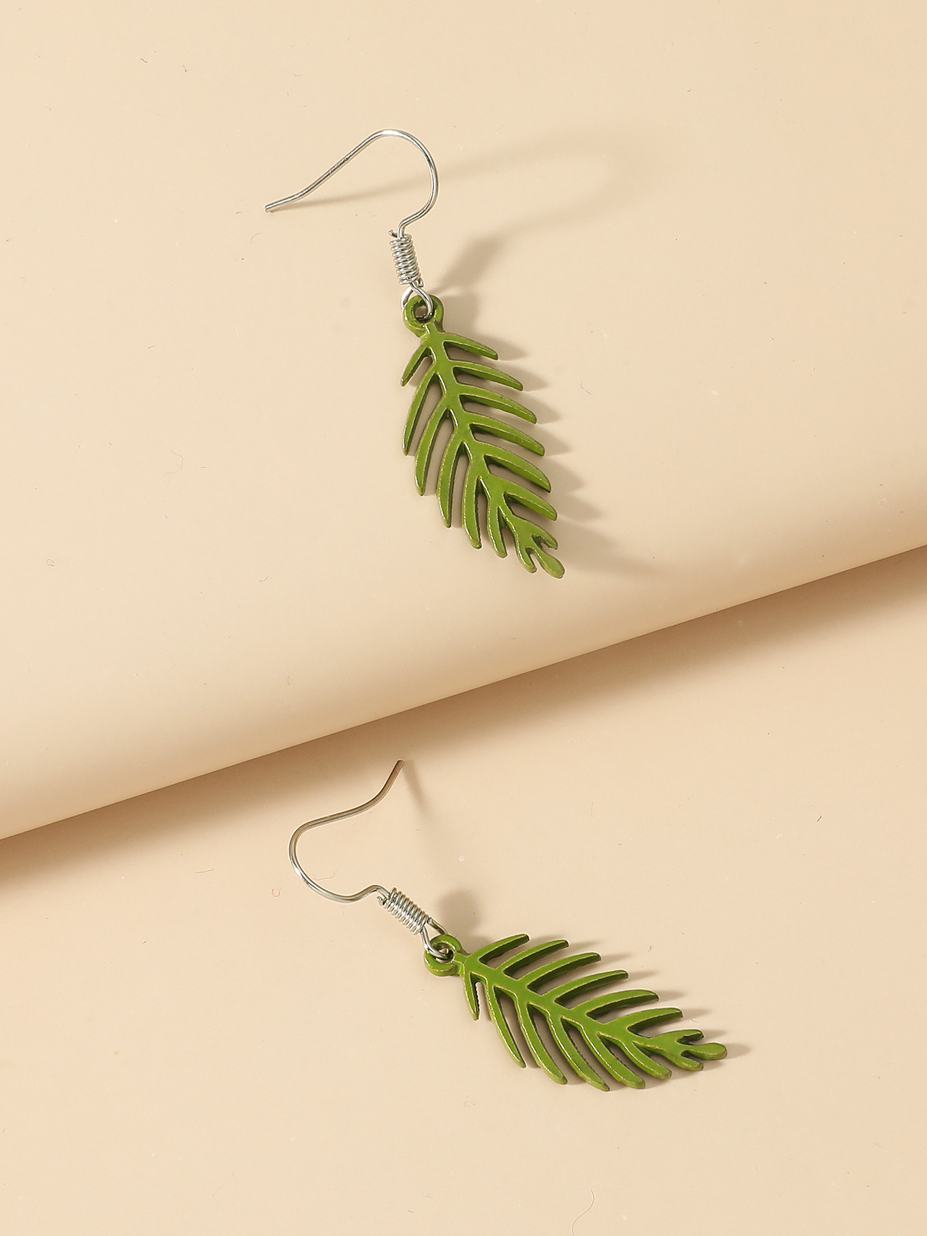 Minimalist Fun Creative Trendy Acrylic Drop Earrings Unique Niche Leaf Fruit Pendant Hooks Ear Jewelry_voghion.com