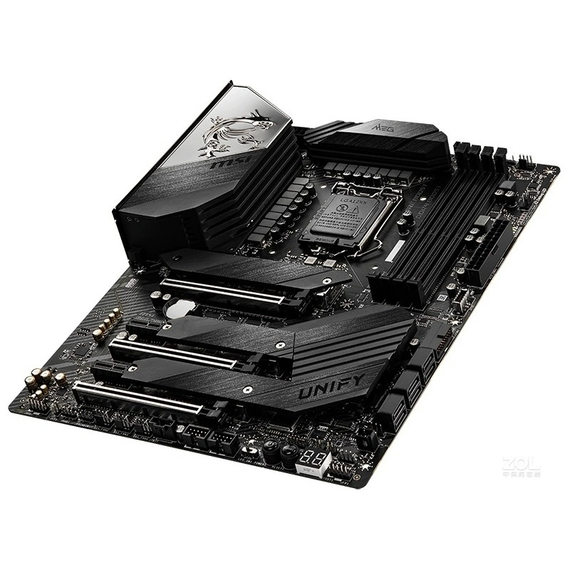 Материнская плата Micro-Star Z490 Unify Dark Edition E-Sports поддерживает 10-е поколение CPU с разъёмом 1200-pin