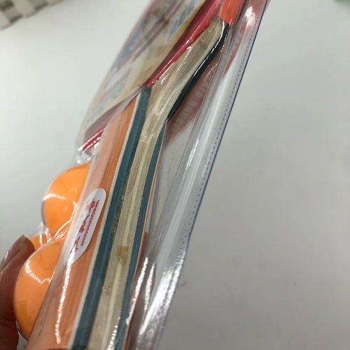 Manufacturer distributes table tennis racket with 3 balls, children's entertainment racket 2 pack, wholesale at ten yuan multi-store