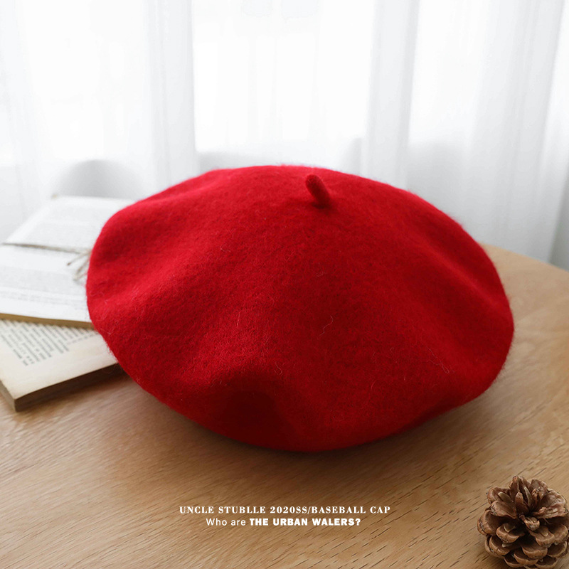 Unisex Wool beret woman retro autumn-winter everything breathable artist hat summer thin hipster woman_voghion.com