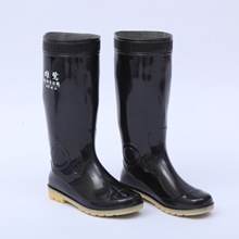 廠價直銷雄鷺男士高筒雨靴工地安全靴pvc牛筋靴耐酸鹼油雨鞋
