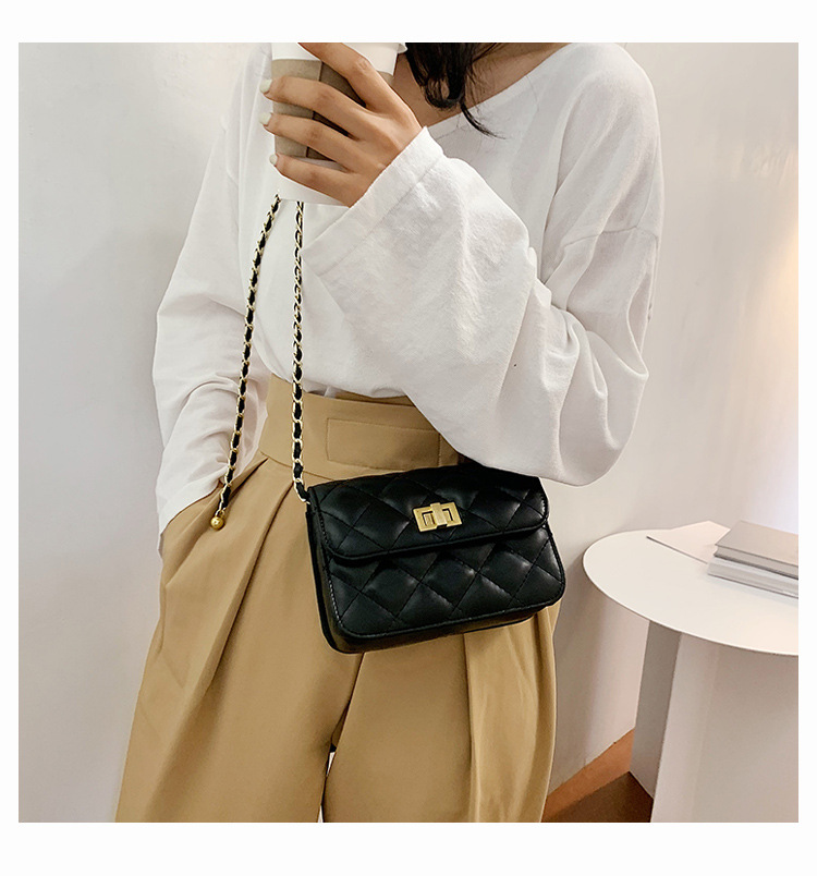 Mini Handtaschen Neue Mode Raute Kette Messenger Umhängetasche Großhandel display picture 9