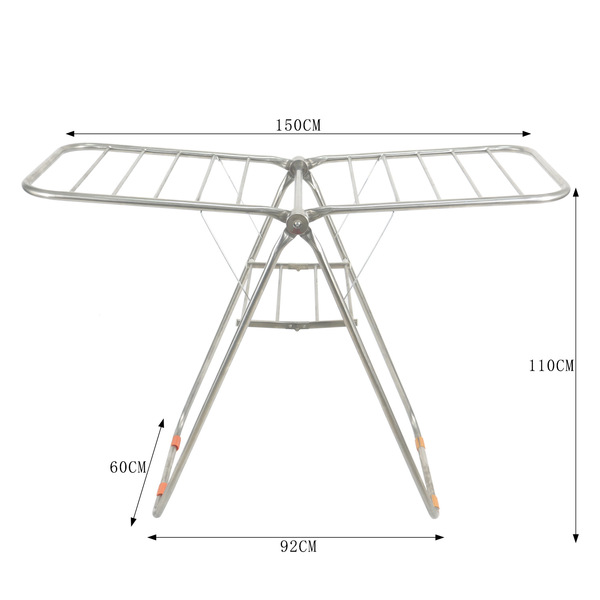 foldable creative drying rack for home use stainless steel