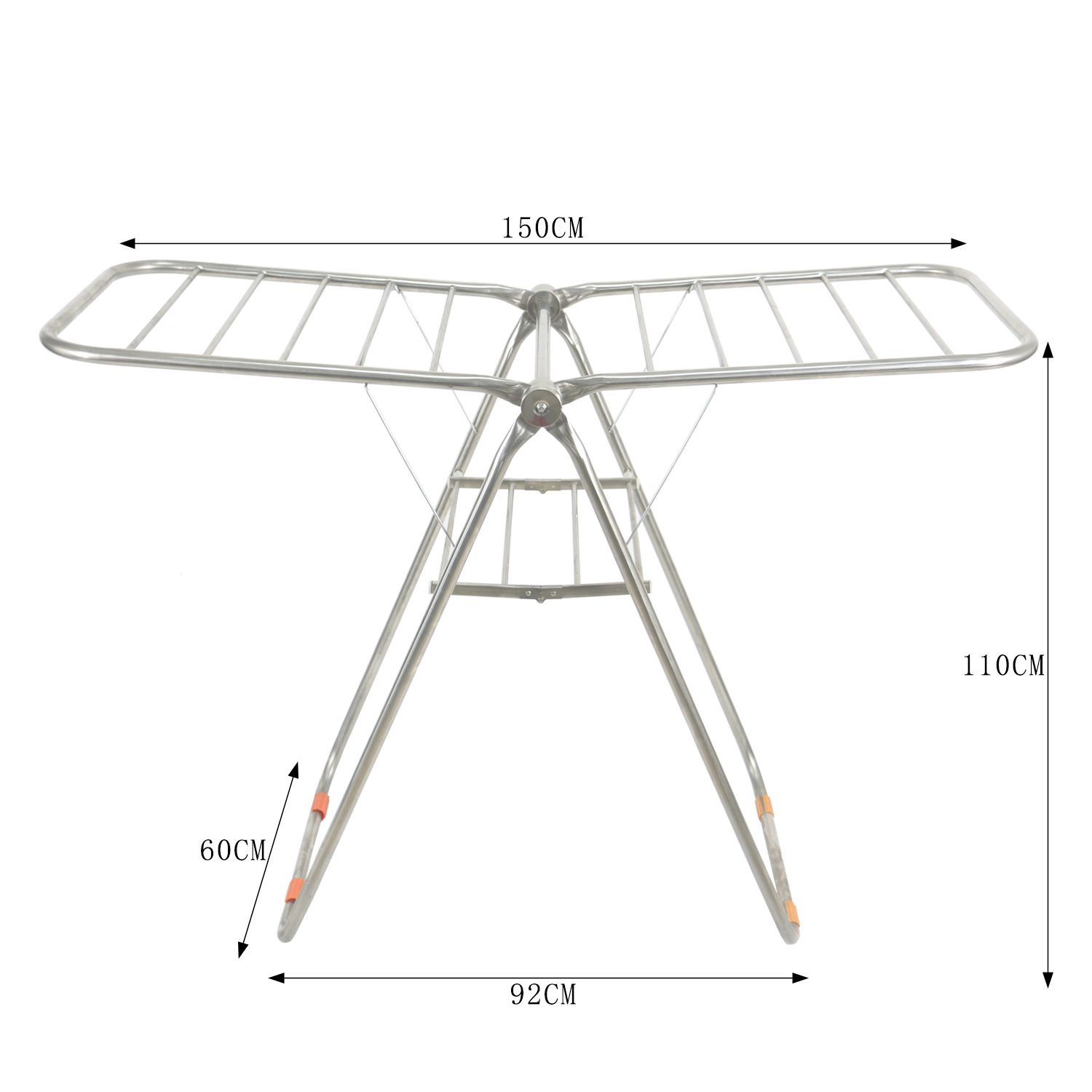foldable creative drying rack for home use stainless steel