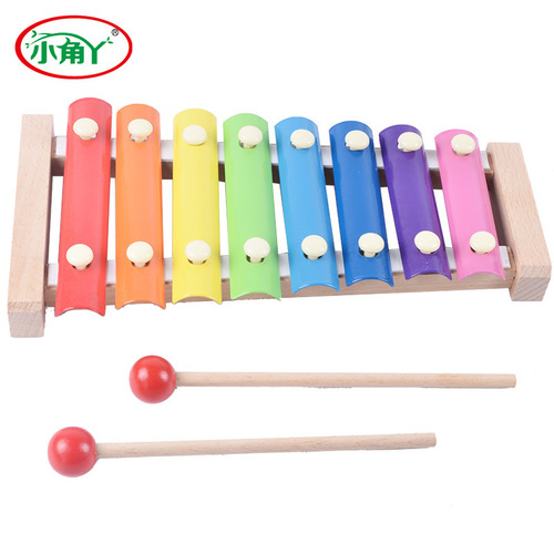 Infants and young children's eight-note xylophone player plays the piano for 8 months old baby educational music toy 1-2-3 years old early education 0