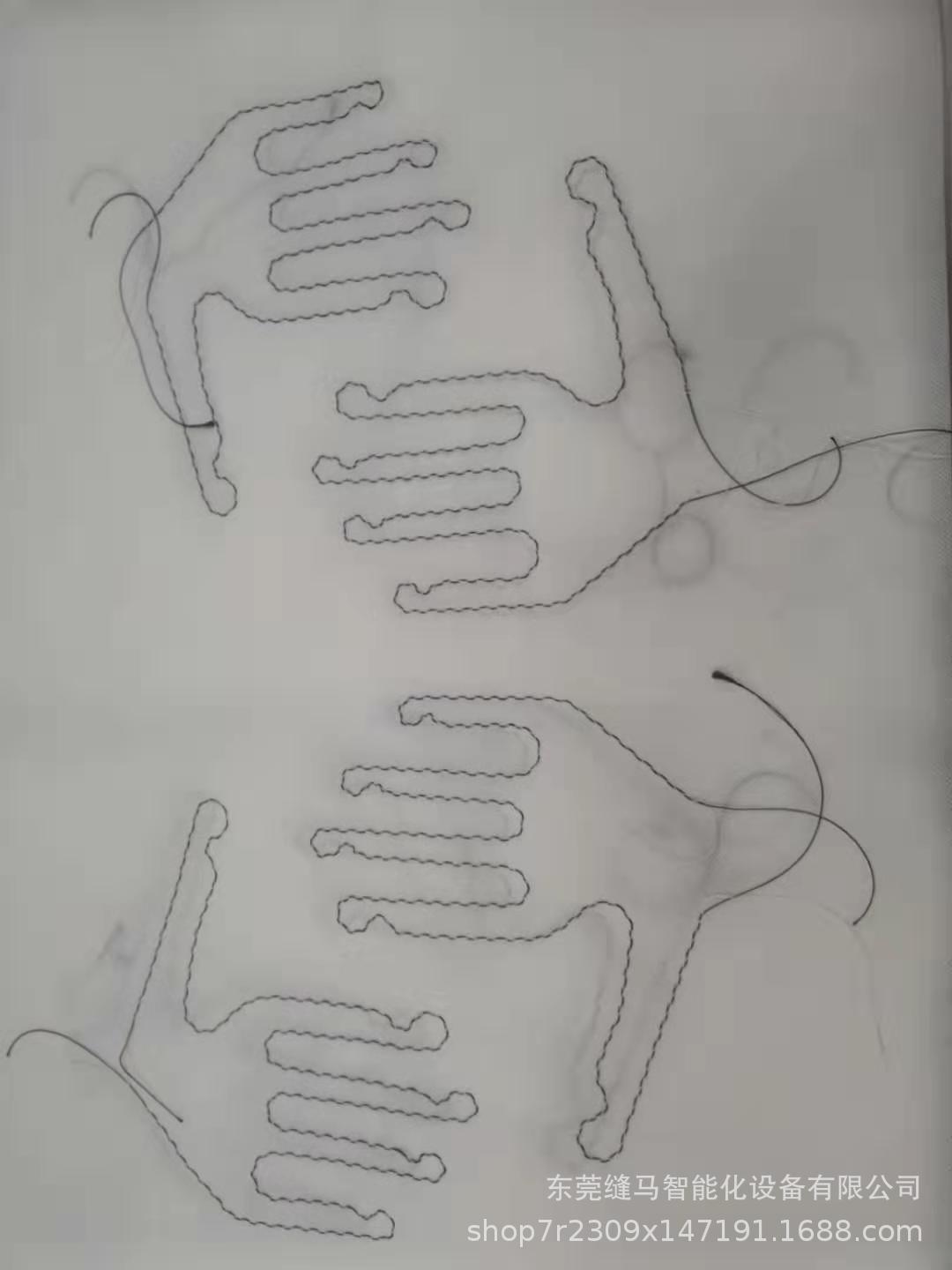 Marca de caballo de costura guantes calientes ropa caliente manta caliente para bebés calientes alambre de fibra de carbono máquina de patrón de computadora