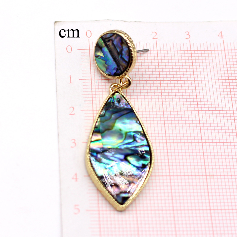 Fashion Jewelry South Korean Abalone Shell Earrings Temperament Shell Earrings Long Earrings Wholesale Nihaojewelry display picture 3