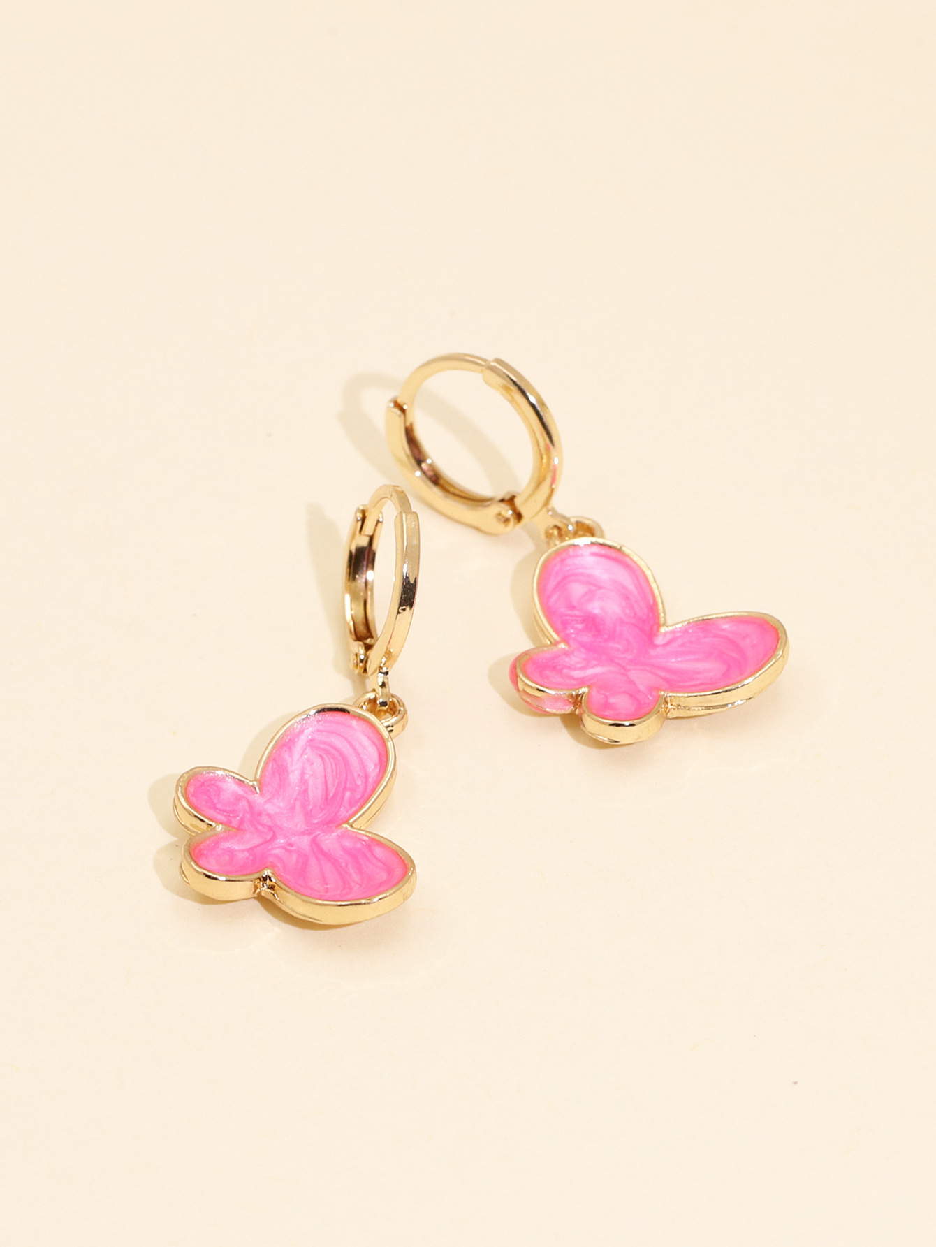 Fashion Butterfly Earrings Korean Temperament Elegant Butterfly Fresh Simple Earrings Wholesale display picture 18