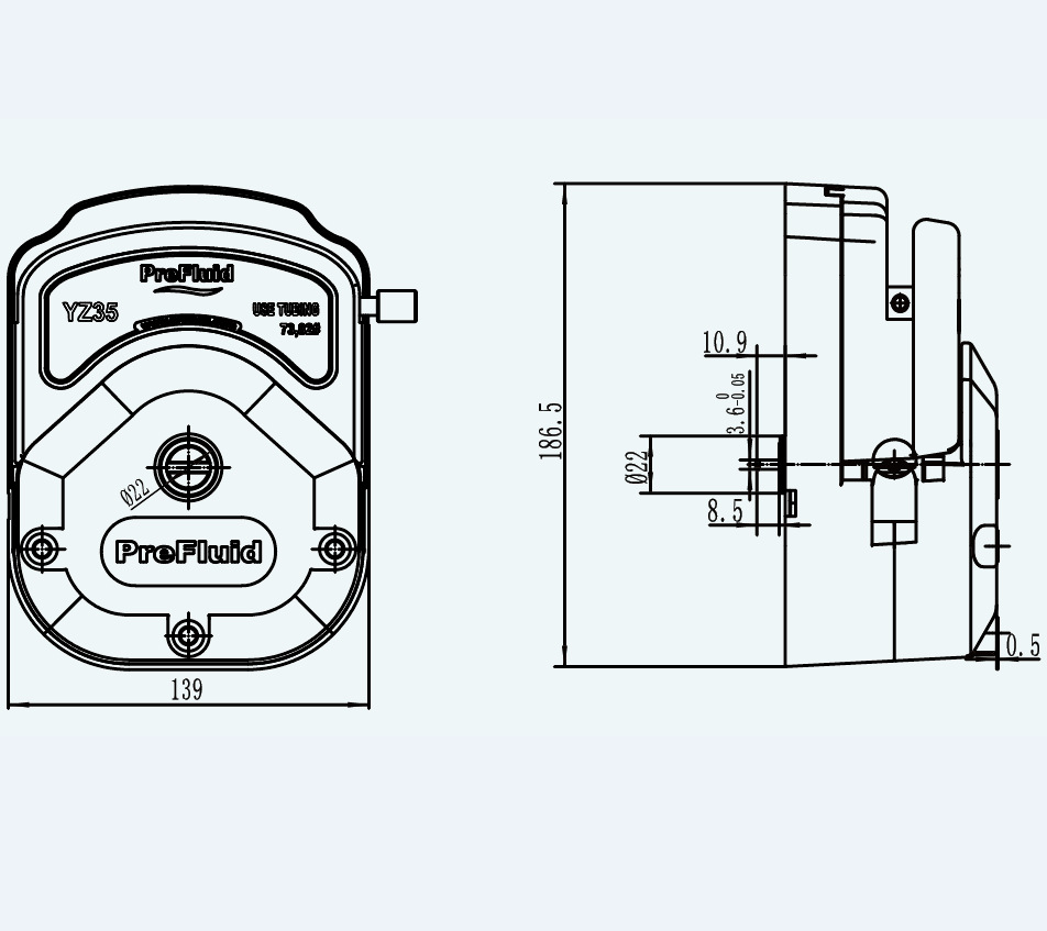 易裝型泵頭YZ35-2