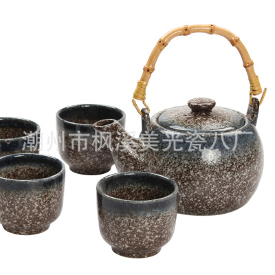 美光烧高温手彩陶瓷茶具/日本茶具套装/茶具礼品 HT-133