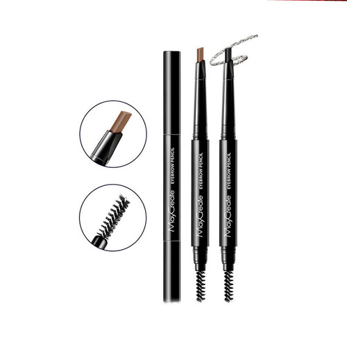 Bodybuilding Chuangyan Double Headed Eyebrow Pencil Makeup Long-lasting Waterproof Brand Cosmetics Dropshipping WeChat Business
