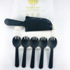 Disposable birthday cake, knife fork plastic fork plastic fork baking kit wholesale birthday cake knife and fork suit