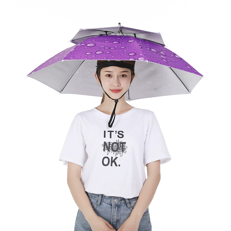 Double-layer breathable windproof umbrella, UV protection, sun protection, wholesale, 77cm