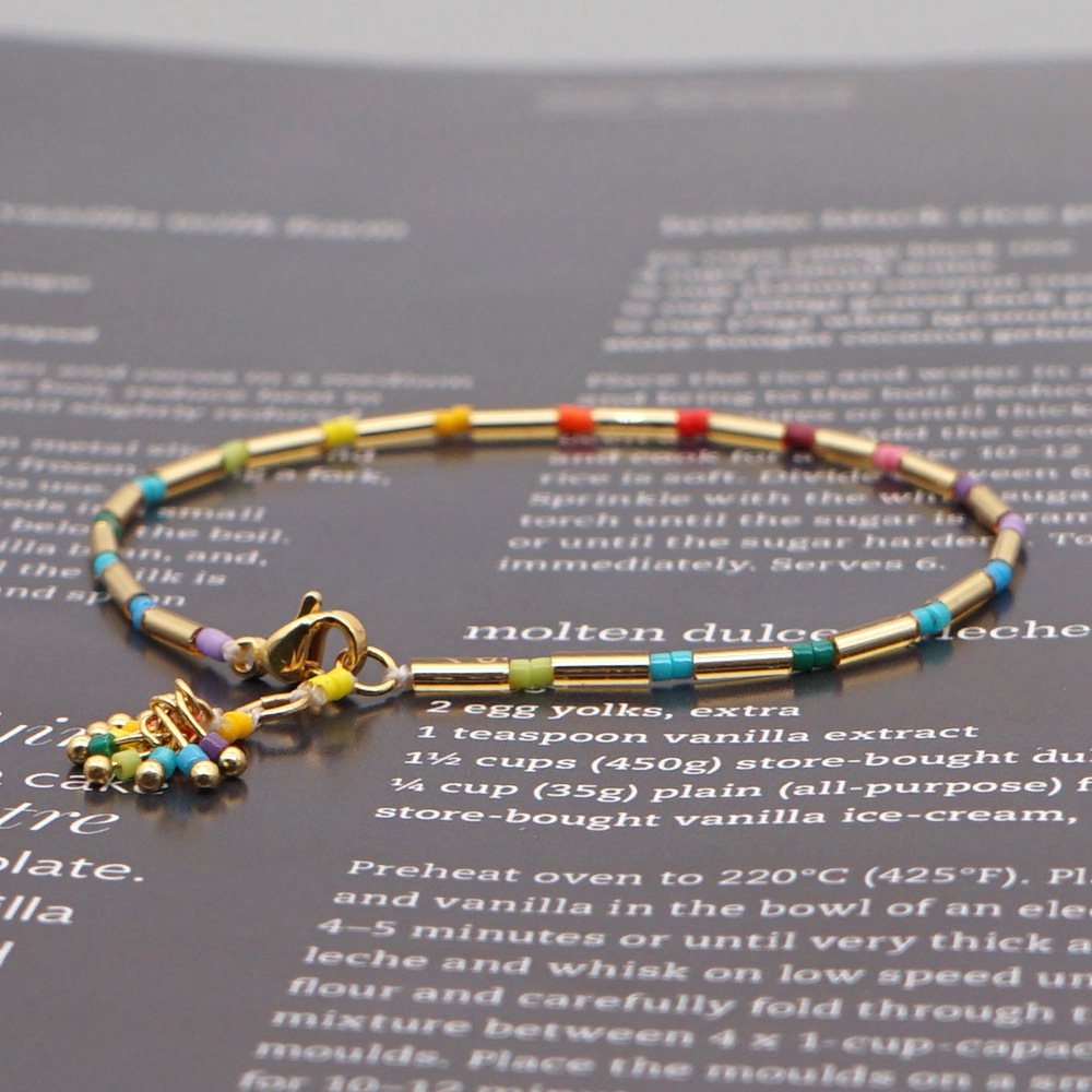 Nihaojewelry Bohemian Style Rainbow Miyuki Beads Handmade Bracelet Jewelry Wholesalepicture3