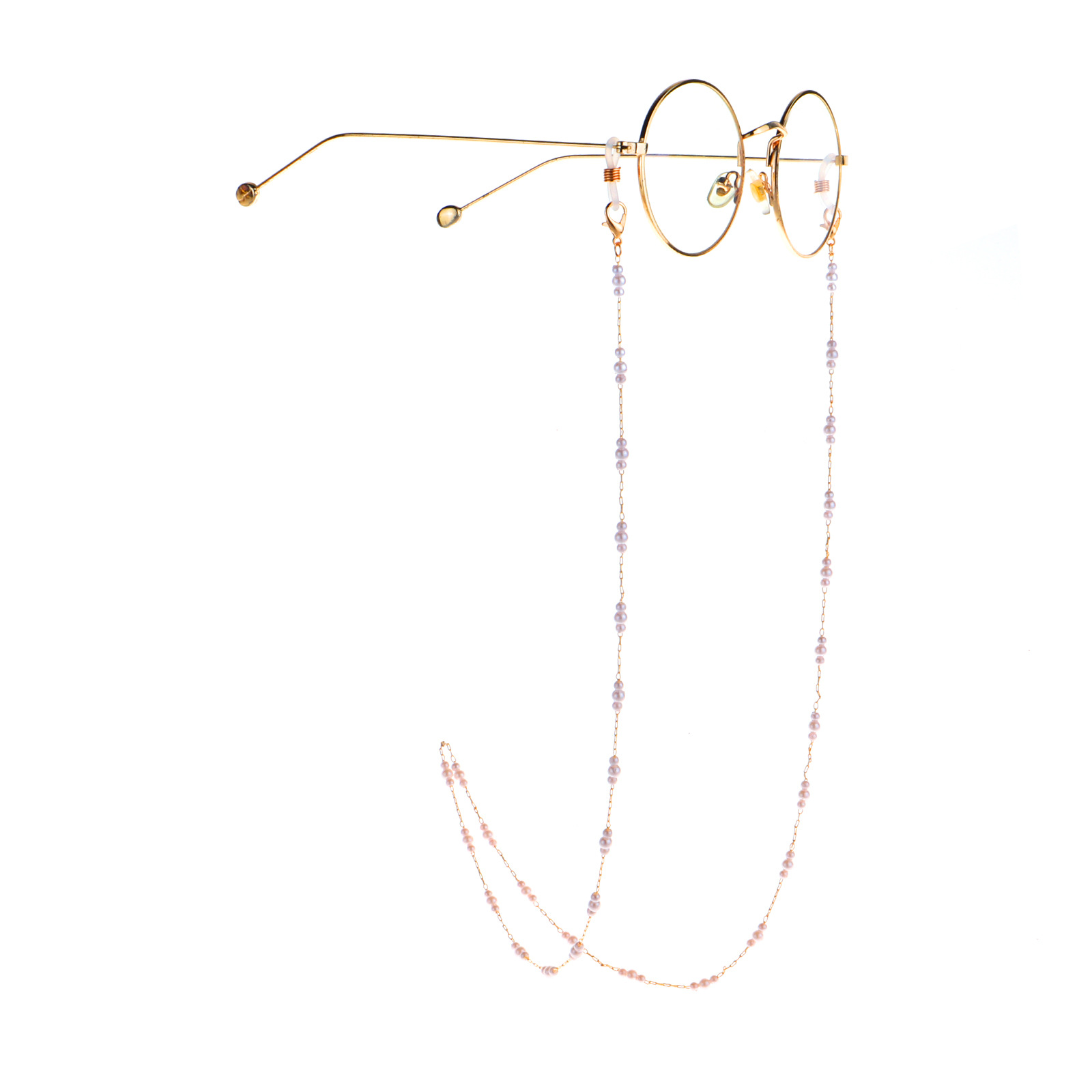 Fashion Simple Pearl Glasses Chain display picture 4
