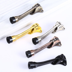 American style foot-operated door top, movable door top, horseshoe-shaped door support, door stopper, anti-collision zinc alloy rubber bumper 