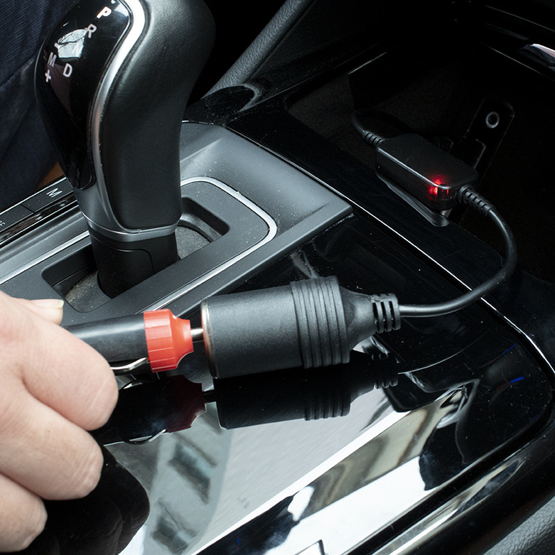 Car 5V to 12v converter 0.3 meters long USB to cigarette lighter plug 12V1A cigarette lighter female connector