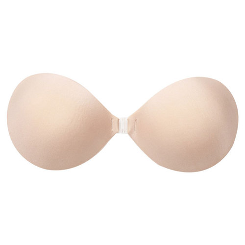 Small breast push-up ultra-thick seamless bra without rims silicone breast patch wedding dress sexy leopard print swimsuit breast pad dress