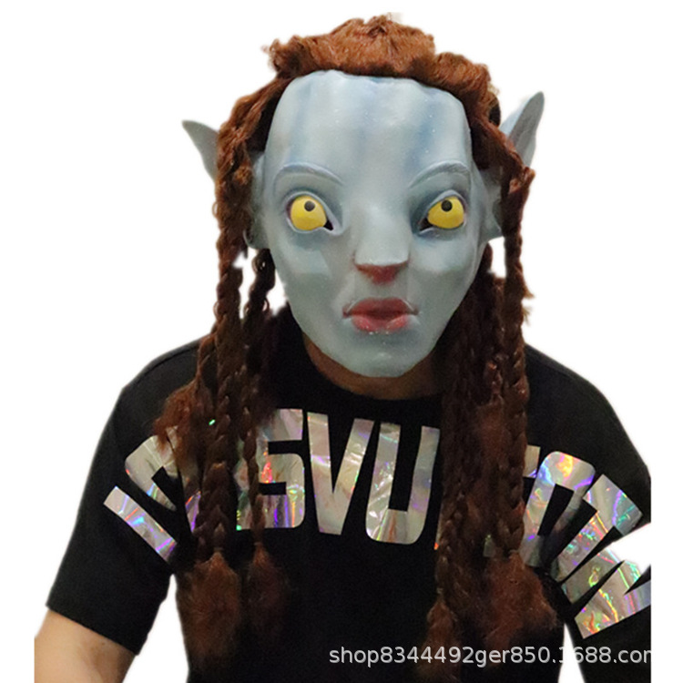 Avatar máscara película Cosplay vestido Halloween bar fiesta máscara rendimiento