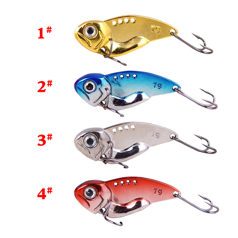 Metal Blade Baits Sinking VIB Lures Spinner Baits Fresh Water Bass Swimbait Tackle Gear