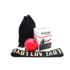 頭戴式拳擊速度球健身訓練用品 pu發泡家用拳擊反應球反射球運動