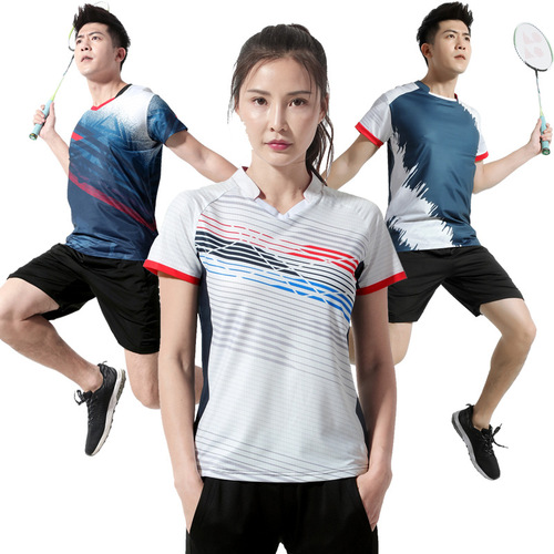 Badminton clothing  table tennis sportswear heat sublimation jersey women summer sportswear set printing volleyball uniform men