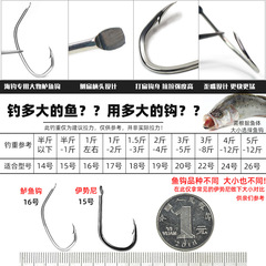 Hooks for hanging live shrimps and bass, Lua hooks, sea fishing hooks, oblique mouth special-shaped sea fishing hooks, bass hooks, sea bass hooks, special killing hooks