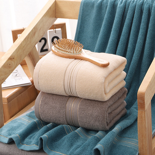 Factory direct sales extreme stock pure cotton bath towel customized absorbent soft universal bath gift advertising company dropshipping