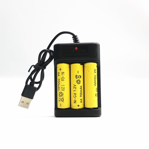 5-Cell Battery Charger, 5-Cell USB Triple-Port Charger Wholesale — Ideal for Electric Toy Cars, Bubble Machines, and More