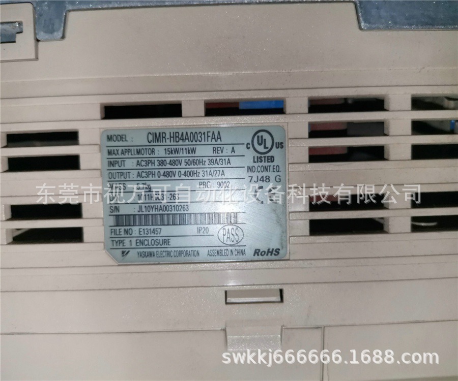 特价销售安川变频器 CIMR-HB4A0031FAA 15kw/11kw 380v 现货议价