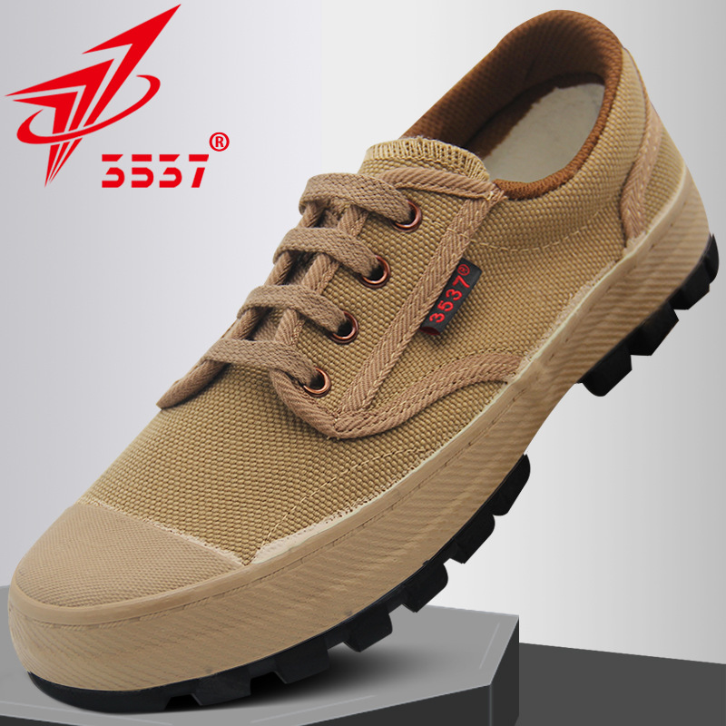 厂家直销  3537劳保解放鞋鞋男耐磨工地劳动帆布胶鞋