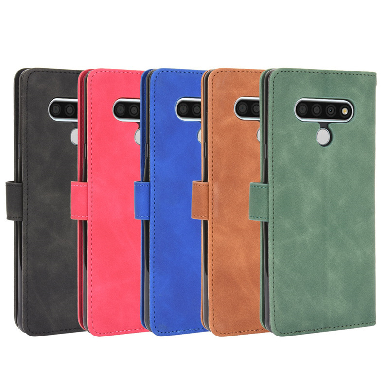 Suitable for Lg Stylo 6 Mobile Phone Case Lg Stylo 6 Skin-Feel Flip Leather Case Protective Cover Magnetic Suction