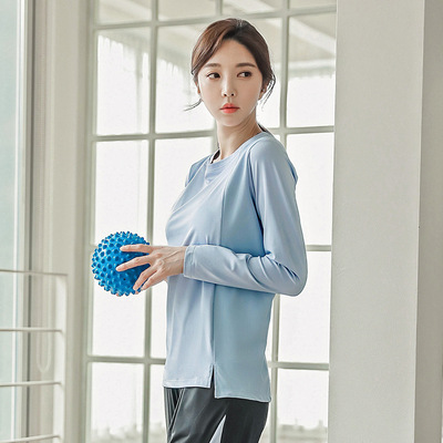 西部蚊子2020秋季健身瑜伽单上衣女胖MM款休闲瑜伽健身款