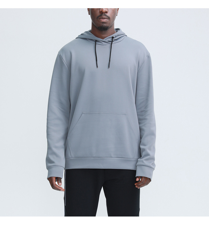 Man's clothing Hooded sports fitness hoodie Men's basketball training running sports long-sleeved coat_viptrois.com