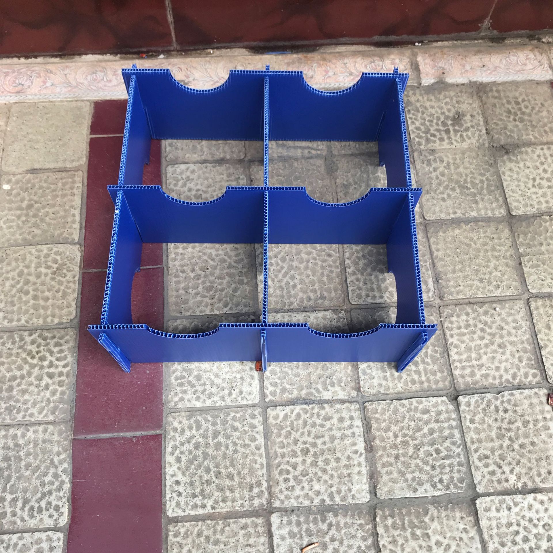 PP中空板骨架箱 黑色防静电万通板塑胶箱 电子行业用带内衬周转箱